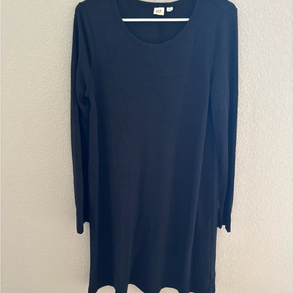 GAP Black Long Sleeve Dress